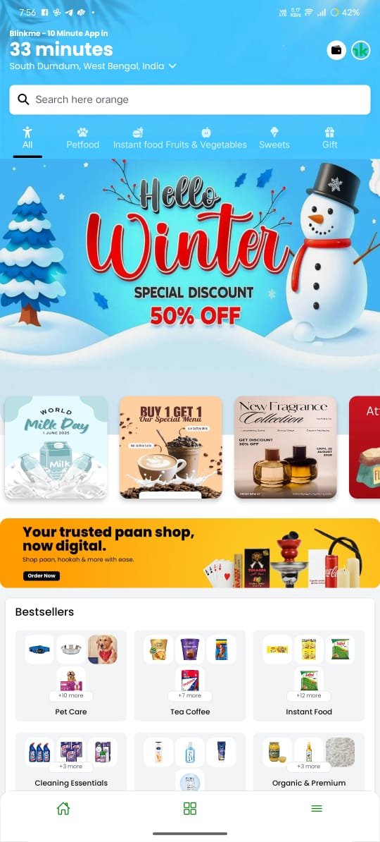 Customer App Screenshot