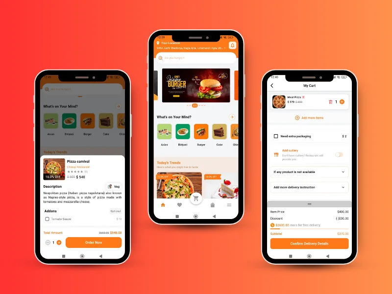 Food Delivery App Screenshot